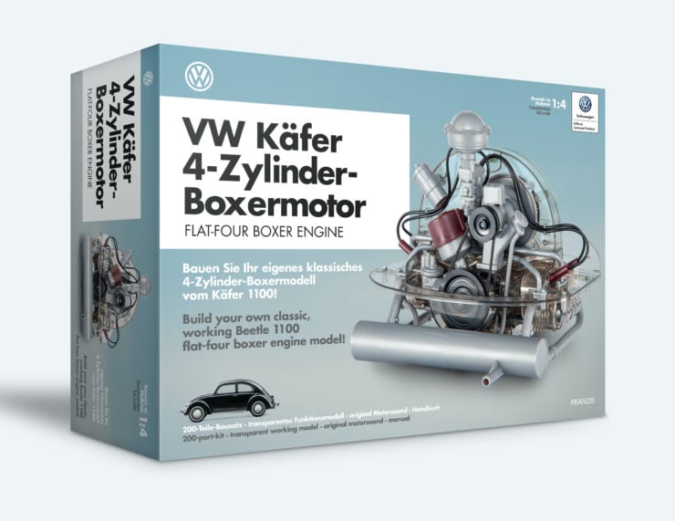 VW Beetle Flat-Four Boxer Engine Kit by Franzis Box