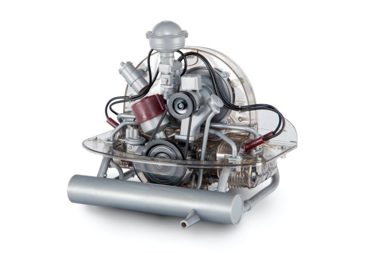 VW Beetle FlatFour Boxer Engine Kit With Visible Working Internals