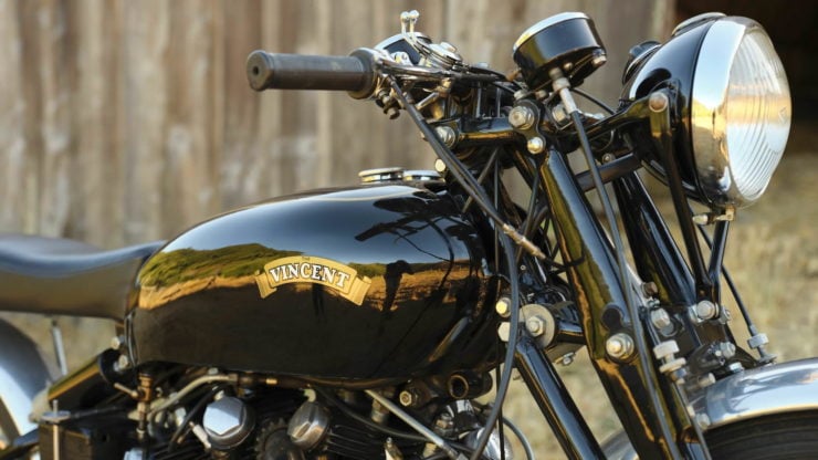 Vincent Black Lightning Headlight