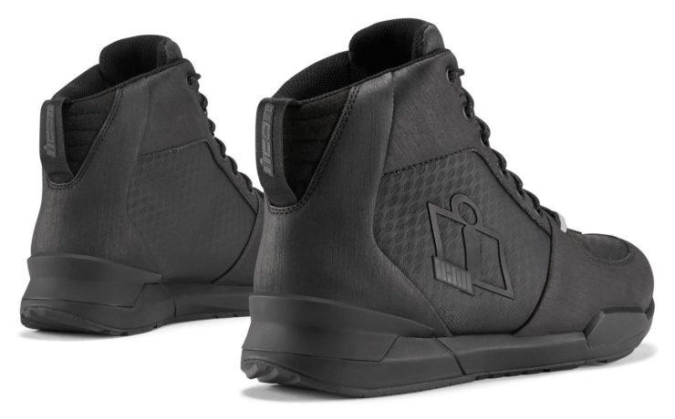 Icon Tarmac WP Boots Black Back