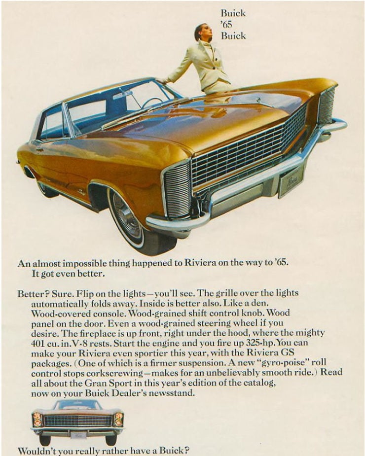 Buick Riviera Ad 1965