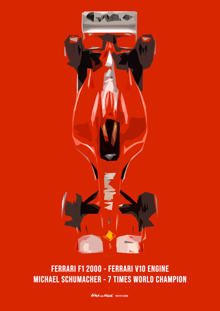 Ferrari F1 2000 Poster