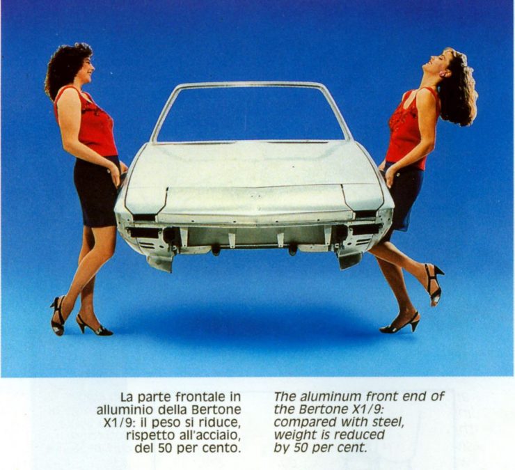 Fiat Bertone X1/9 sports car