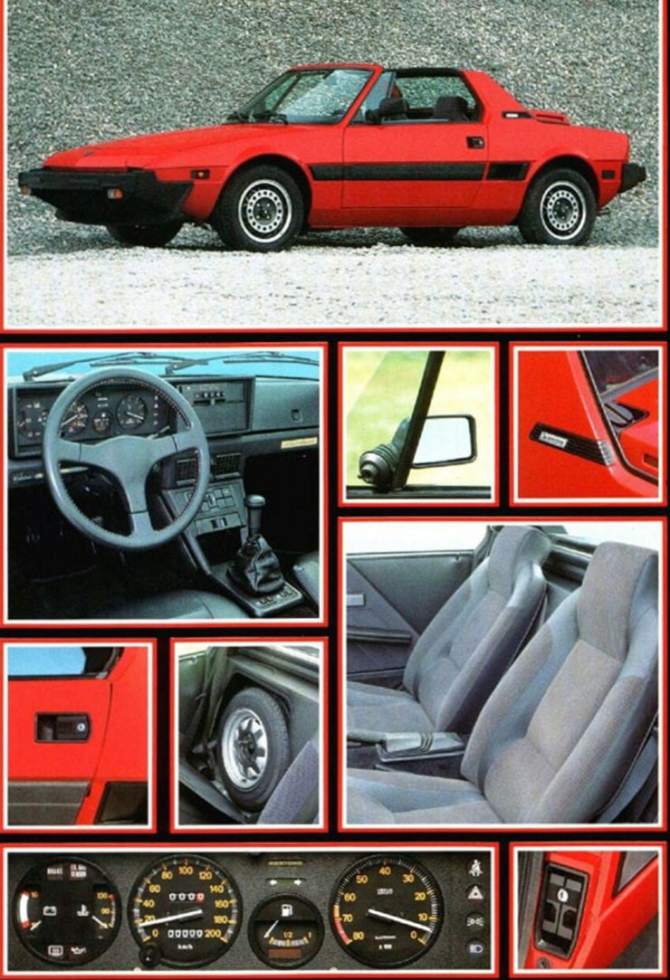 Fiat Bertone X1/9 sports car