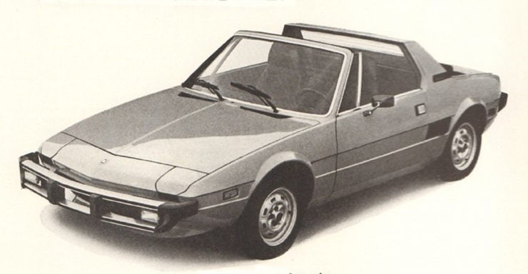 Fiat Bertone X1/9 sports car