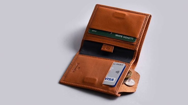 Leather Bifold Wallet with RFID Protection by Harber London 1