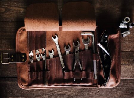 Leather Tool Roll by Kruk Garage
