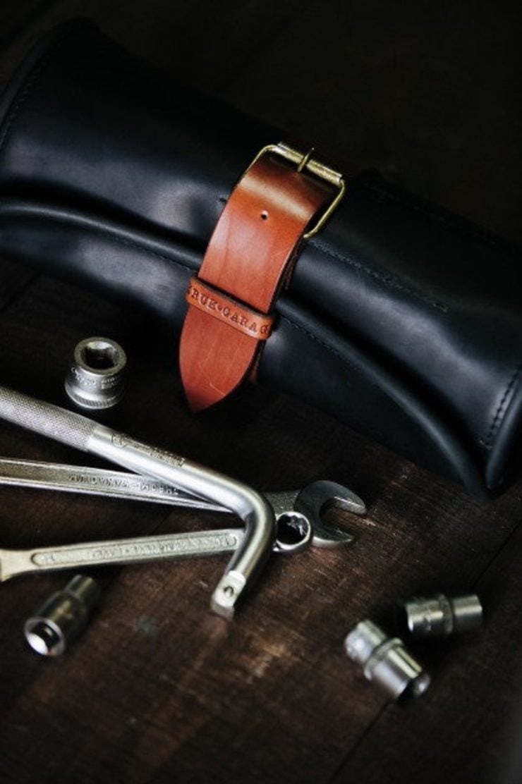 Leather Tool Roll by Kruk Garage 7