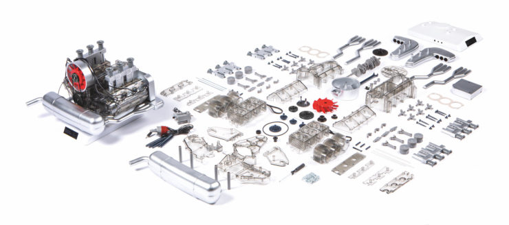 Porsche 911 Flat-Six Engine Model Components