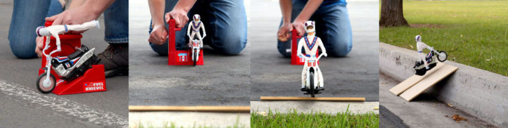 Evel Knievel Stunt Cycle Collage 2