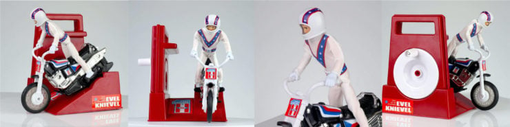 Evel Knievel Stunt Cycle Collage