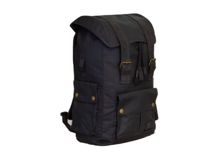 Merlin Ashby Waxed Cotton Motorcycle Rucksack