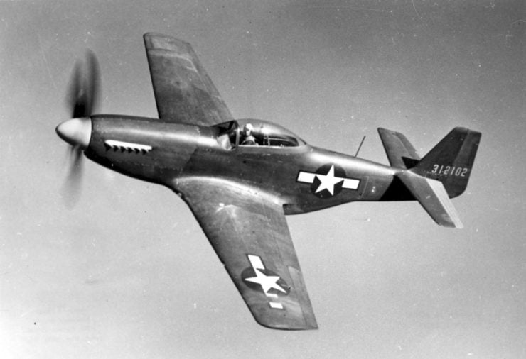 The prototype for the P-51D