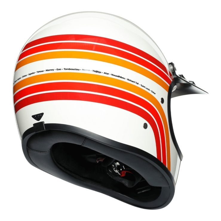 AGV X101 Dakar 87 Helmet Back