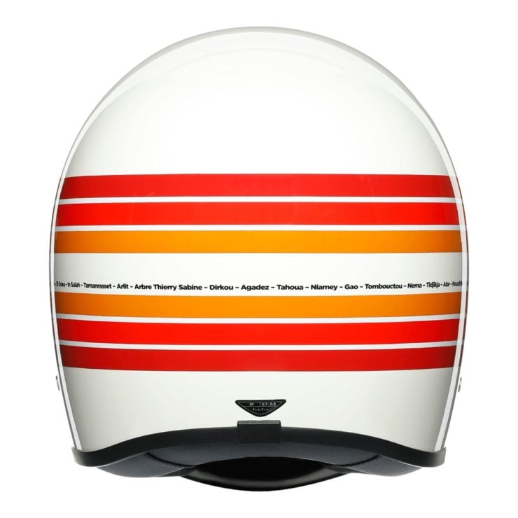 AGV X101 Dakar 87 Helmet Rear