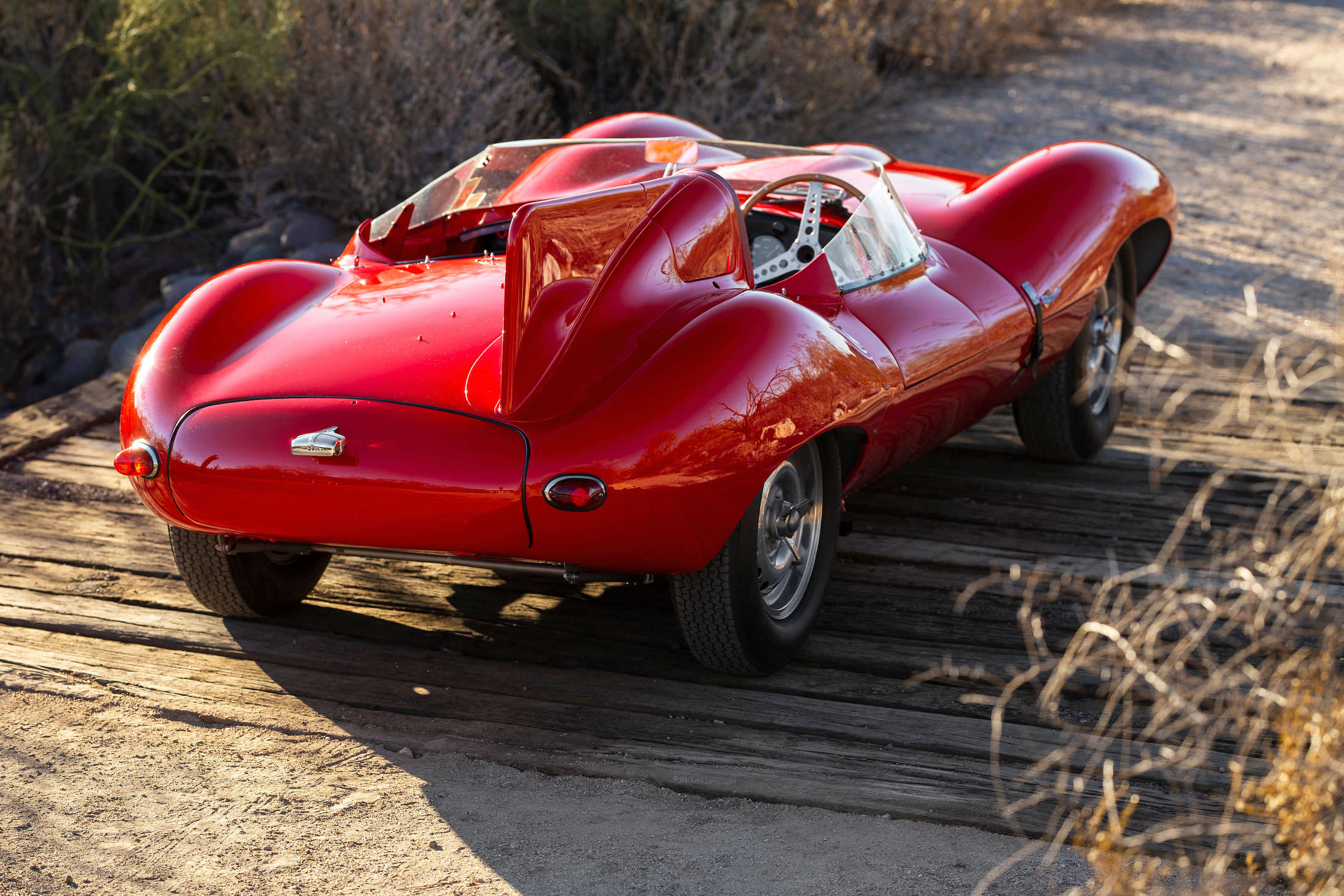 A Rare Factory-Red Jaguar – Britain's Le Mans-Dominating