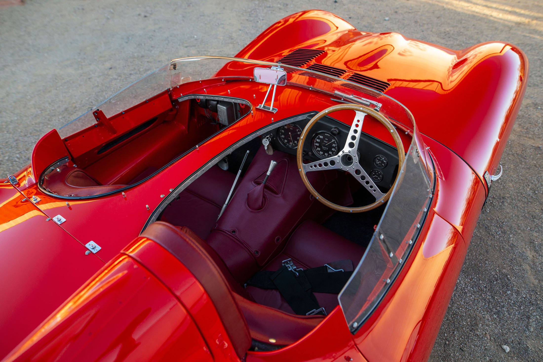 A Rare Factory-Red Jaguar D-Type – Britain's Le Mans-Dominating Supercar