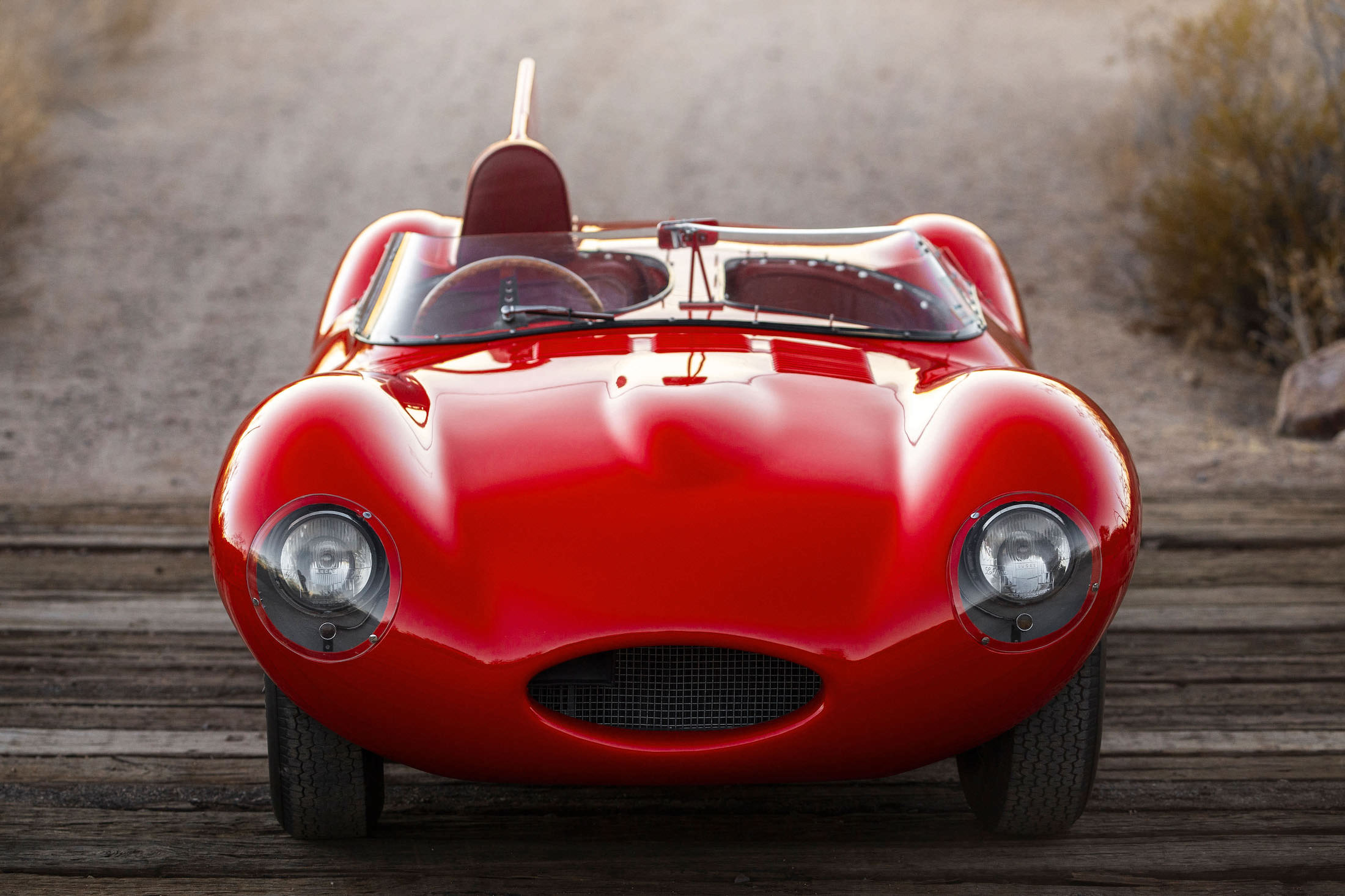 A Rare Factory-Red Jaguar D-Type – Britain's Le Mans-Dominating Supercar