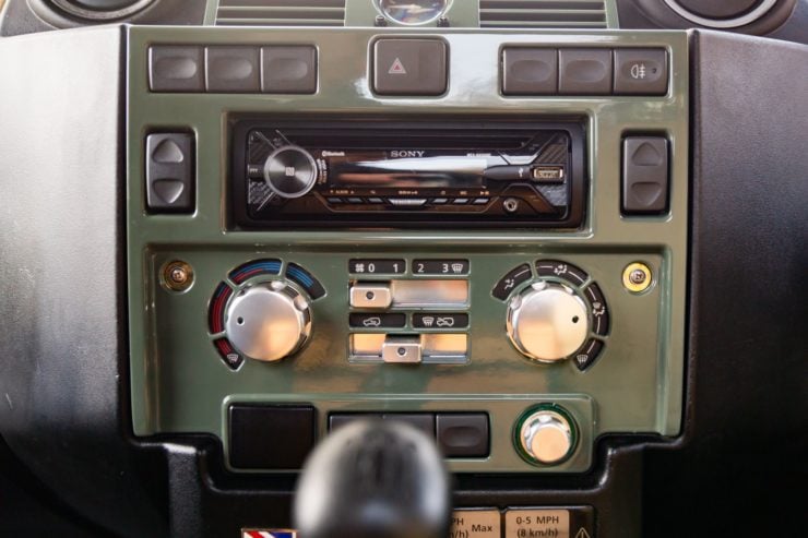 Land Rover Defender Custom Dashboard