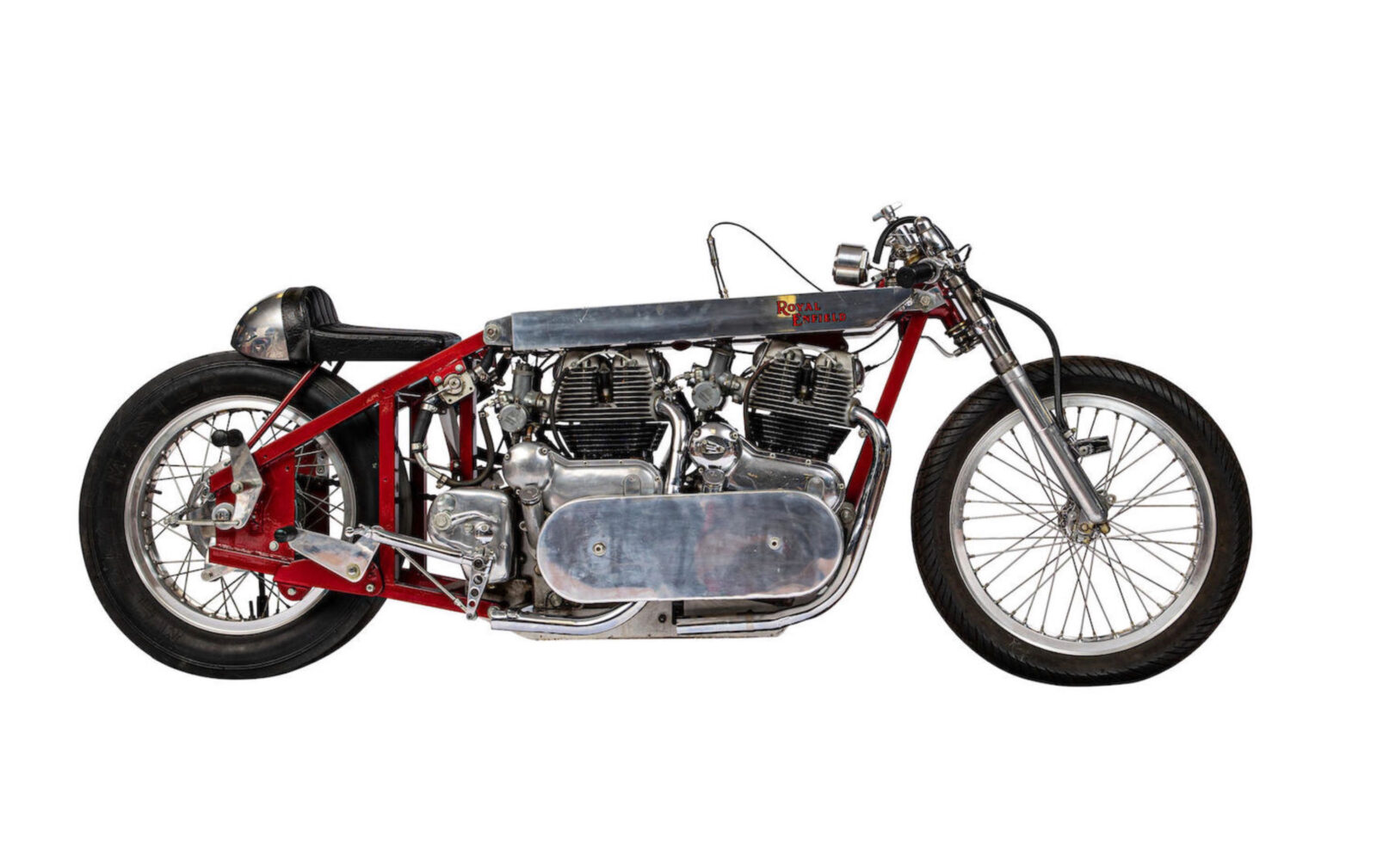 Twin Engined Royal Enfield Land Speed Racer The First Naked Bike To Exceed 200 Mph
