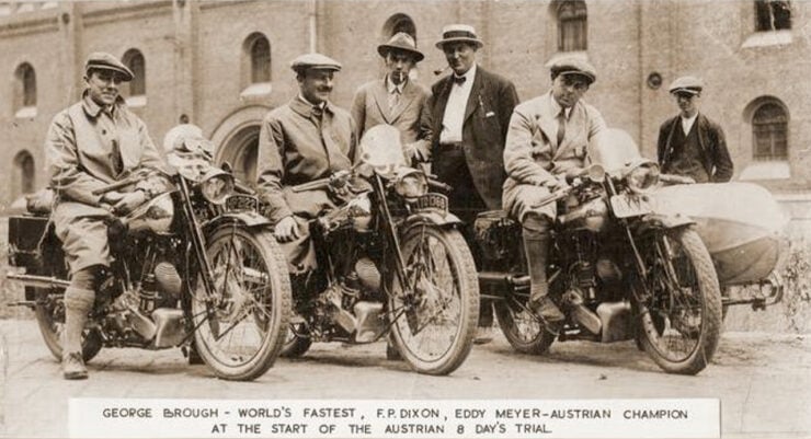 George Brough Superior photograph