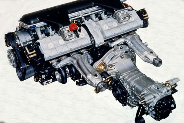 Cizeta V16T Engine And Transmission