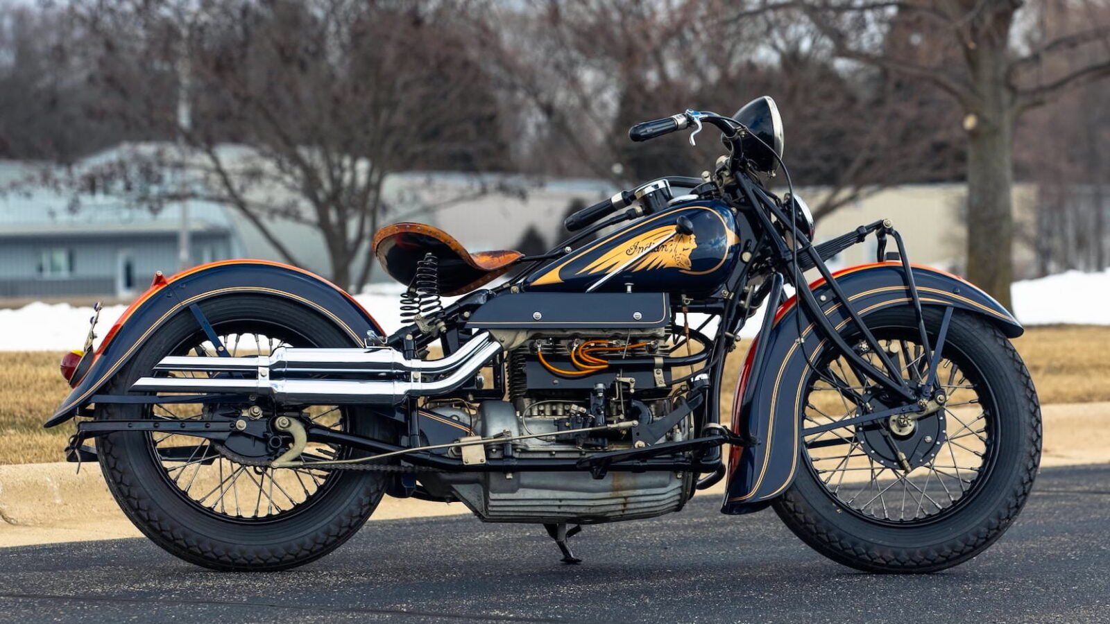 The Indian Four – An Elegant American Pre-WW2 Four-Cylinder Motorcycle