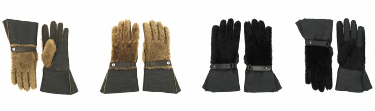 Louis Charles Motorcycle Gloves Collage