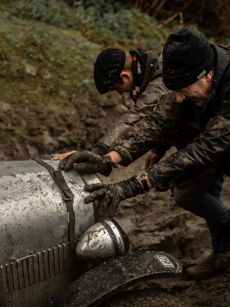 Pushing Car