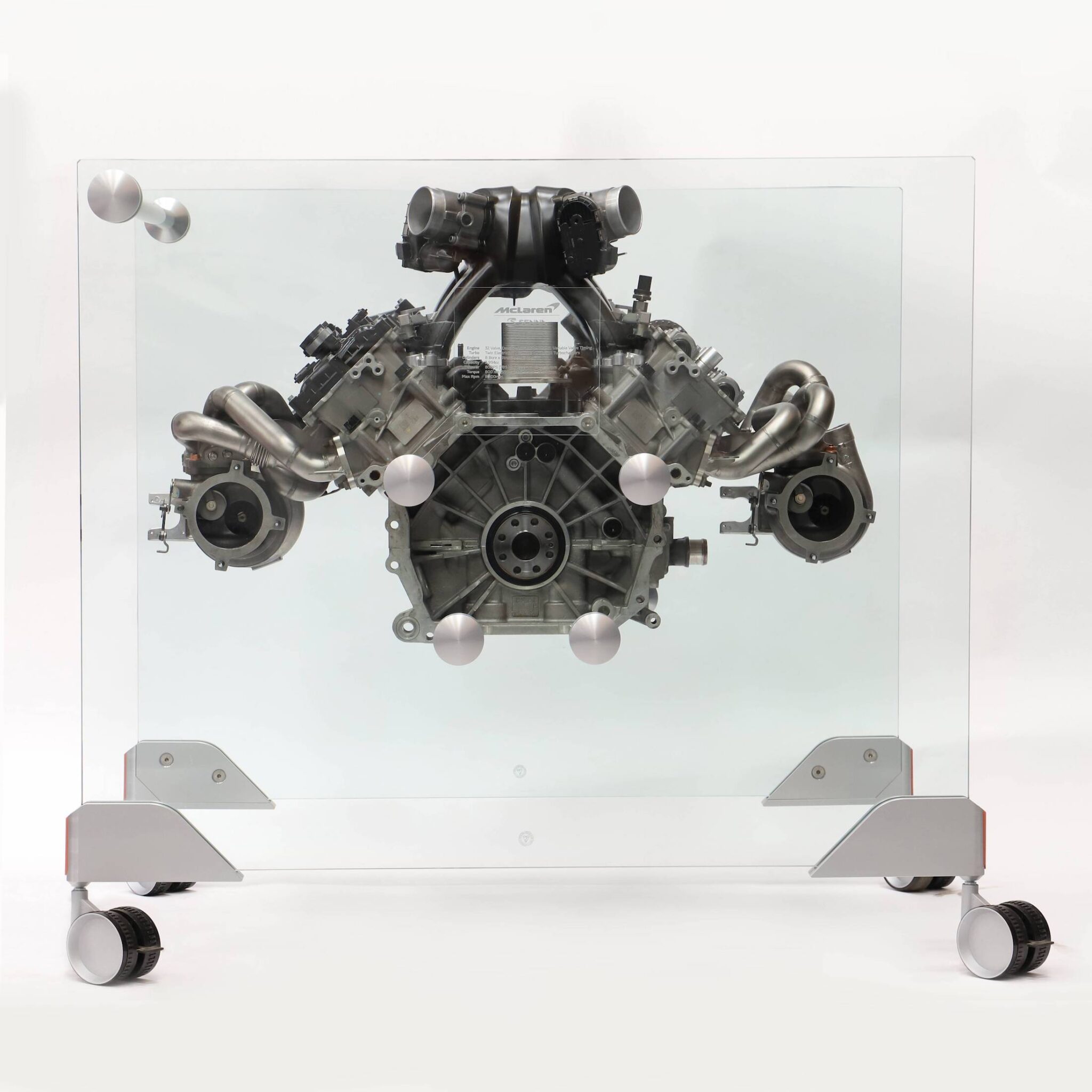 There's A McLaren Senna Development Engine For Sale 789 HP Twin Turbo V8