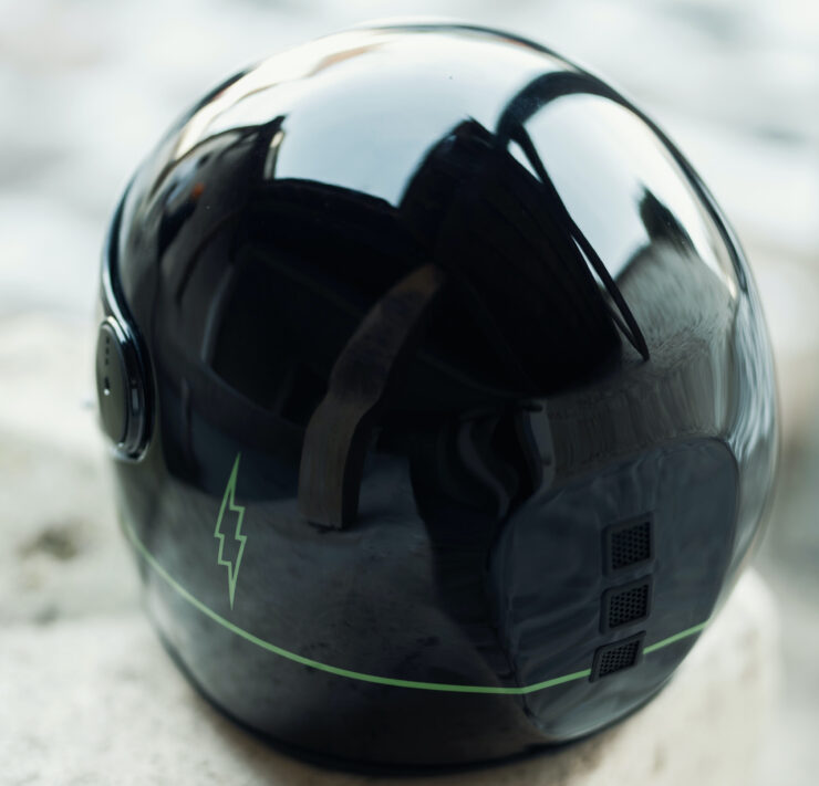 NACA x Blitz Full Face Helmet Back