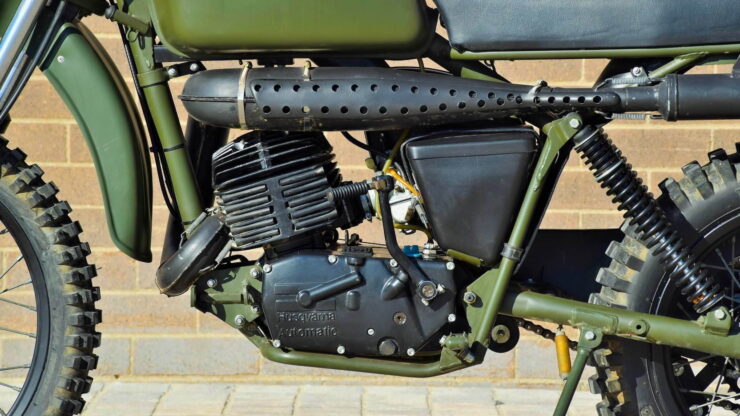 Husqvarna Model 258 Military Motorcycle 12