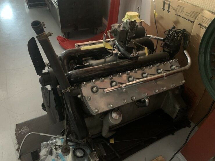 Lincoln Zephyr V12 Engine Side