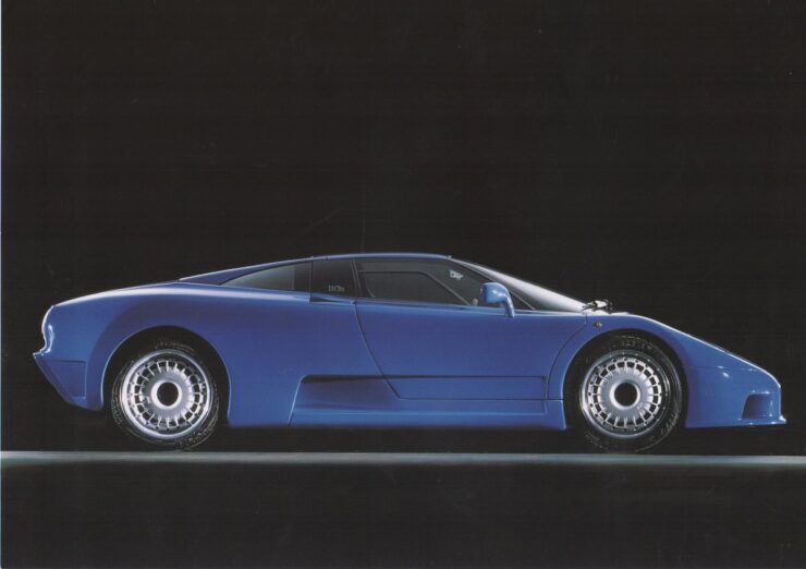 Bugatti EB110 Side Profile