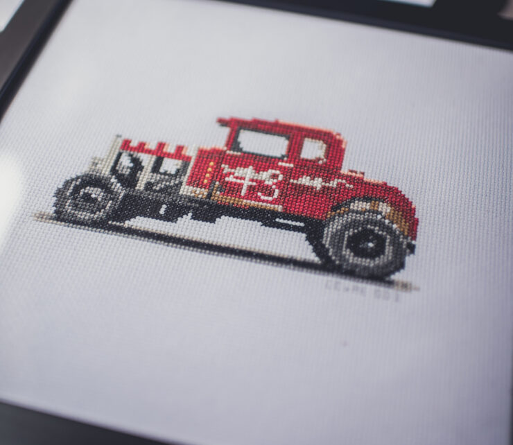 CforCROSSSTITCH Automotive Cross Stitch 1