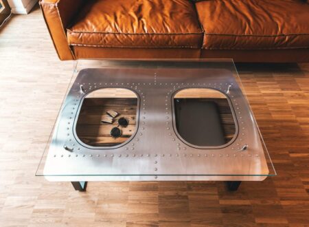Aircraft Window Coffee Table