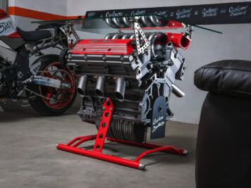 Alfa Romeo Engine Coffee Table