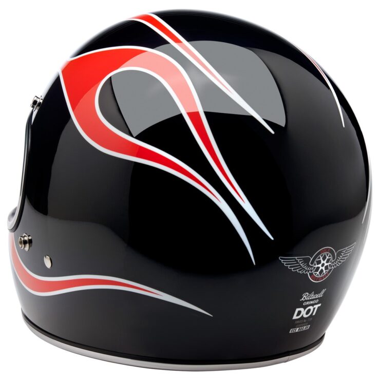 Biltwell Gringo ECE Dice Flame Helmet 7