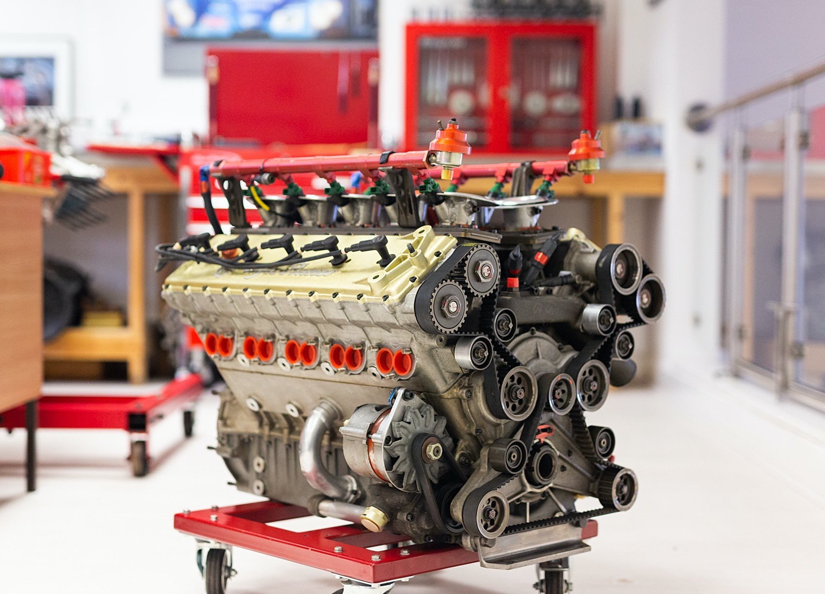 This new, unused Ferrari Enzo V12 'crate engine' is up for sale