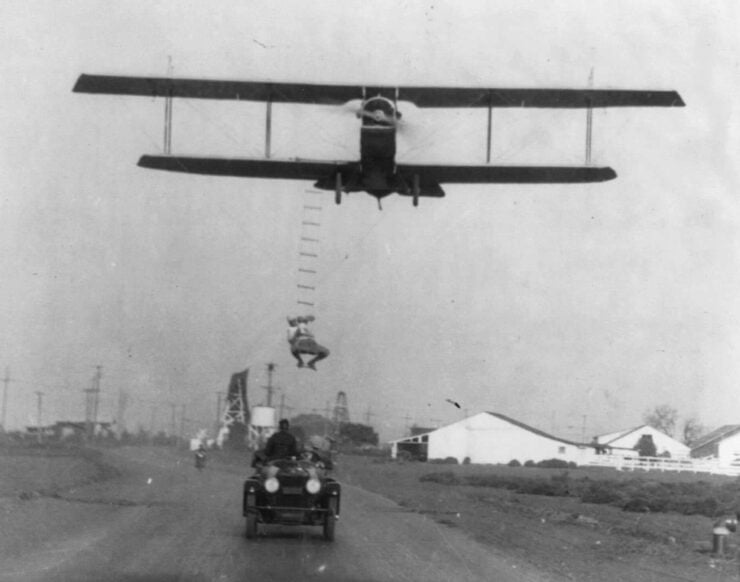 Automobile, Motorcycle, Airplane, and Bicycle Stunts From 1918