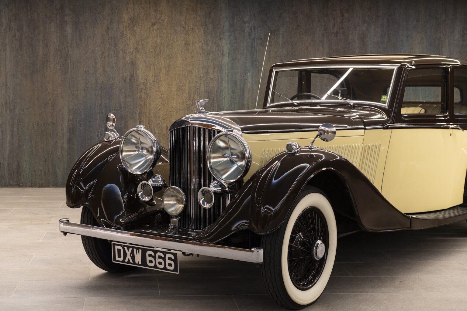 A Rare Bentley 4¼ Liter Vanden Plas Pillarless Saloon