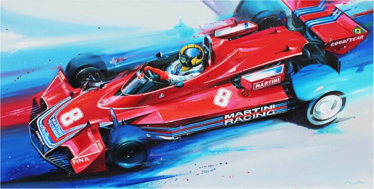 Brabham BT45 F1 Car Art