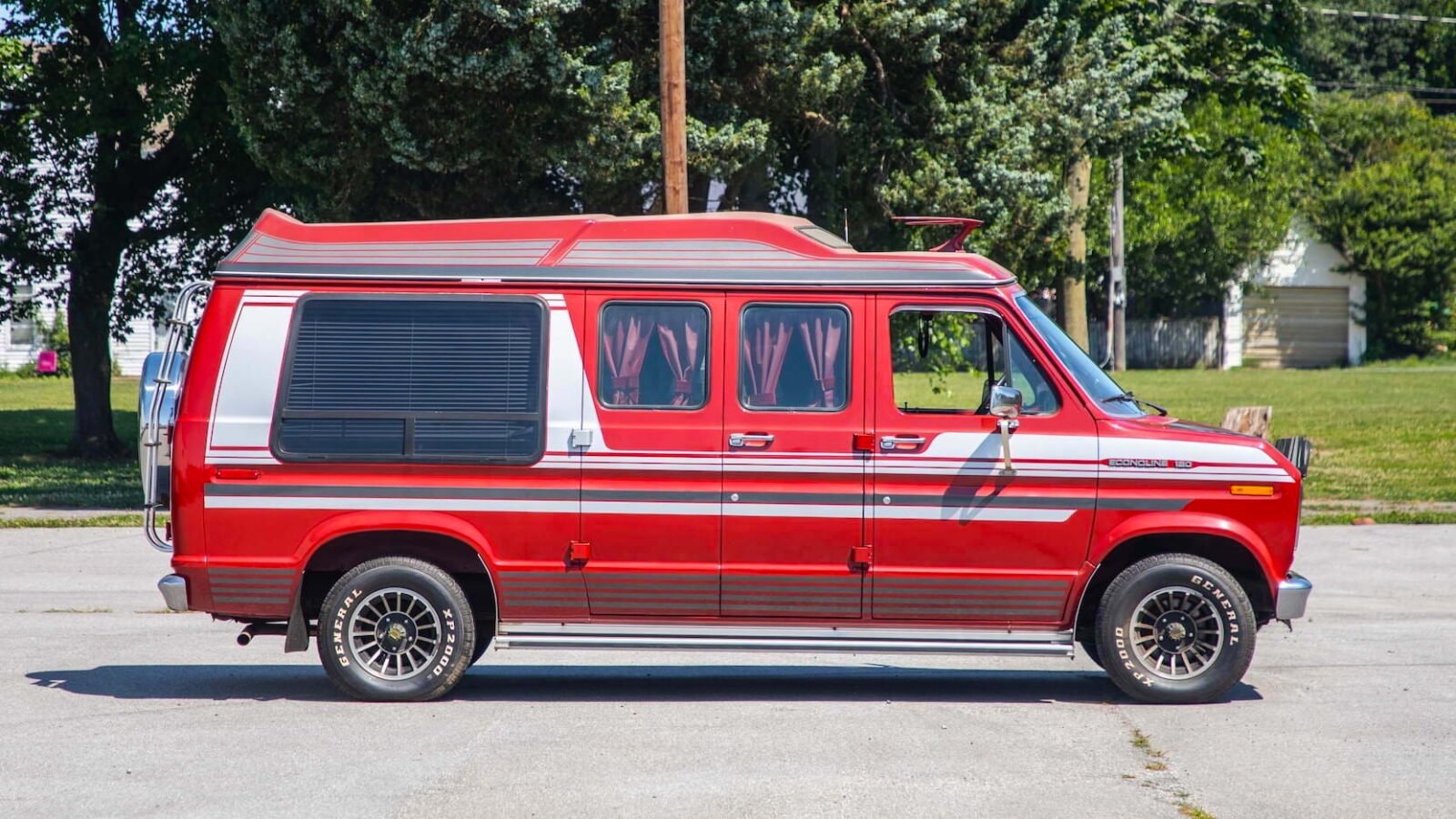 An Original Custom 1980s Ford Econoline Van