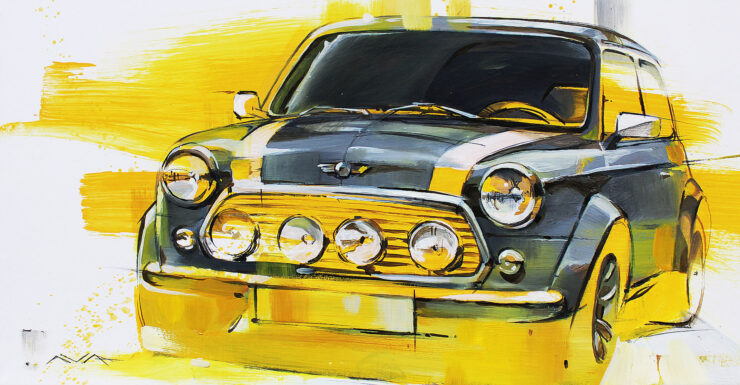 Mini Cooper Art