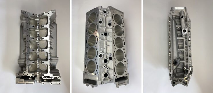 Porsche Carrera GT Engine Block Collage