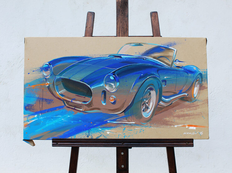 Shelby Cobra Art