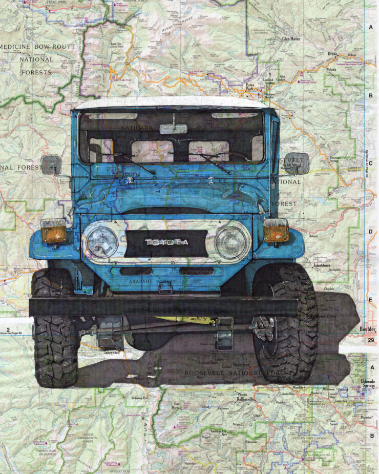 Toyota FJ40 Painting