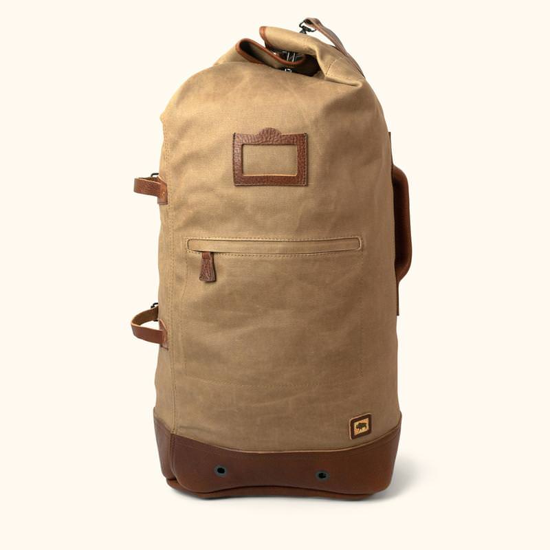 Dakota Reserve Waxed Canvas Rucksack | Field Khaki