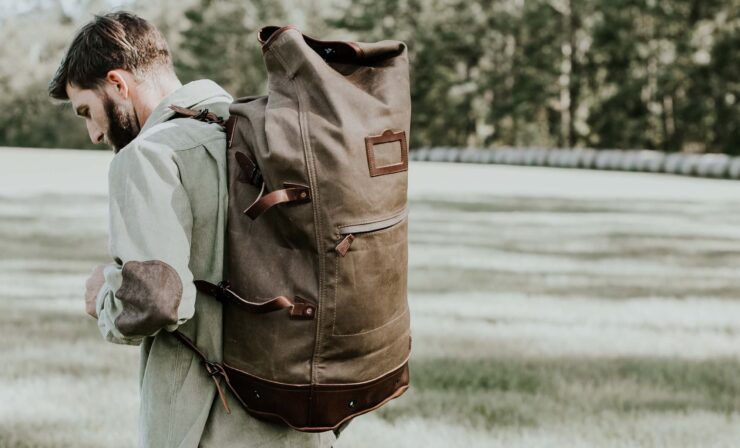 Dakota Waxed Canvas Bag By Buffalo Jackson 6