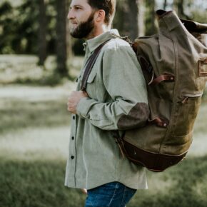 Dakota Waxed Canvas Bag By Buffalo Jackson